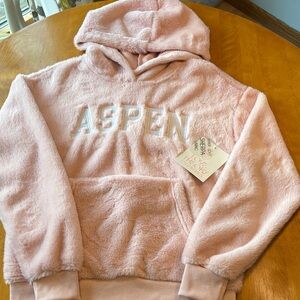 Theory Pink Fleece Hoodie